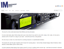 Tablet Screenshot of fractalaudio.com.au